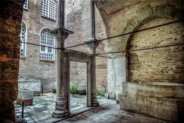 Baptise room inside Hagia Sophia (Ayasofya), centro histórico de Estambul Lista del Patrimonio Mundial de la UNESCO, 1985, Turquía, siglo VI . —  Fotos de Stock