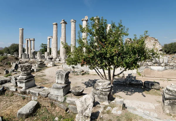 As ruínas antigas de Afrodisias em Geyre, Aydin — Fotografia de Stock