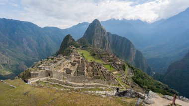 Görünüm, kayıp İnka şehri, machu picchu Cuzco, peru.