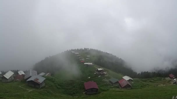 Rize Truthahn Juli 2017 Zeitraffer Panorama Pokut Plateau Schwarzmeer Rize — Stockvideo