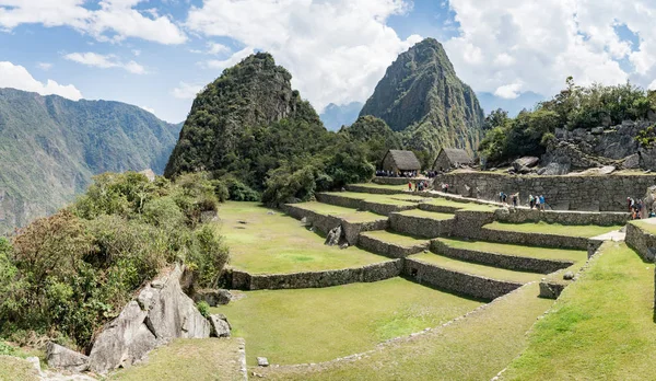 Vista de la Ciudad Inca Perdida de Machu Picchu cerca de Cusco, Perú . — Foto de Stock