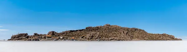 Isla Incahuasi, Salar de Uyuni, Aitiplano, Bolivia — Foto de Stock