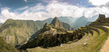 Görünüm, kayıp İnka şehri, machu picchu Cuzco, peru.