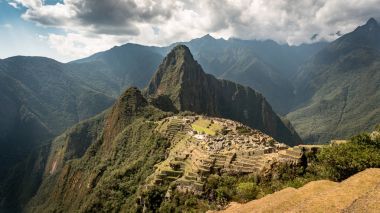 Görünüm, kayıp İnka şehri, machu picchu Cuzco, peru.
