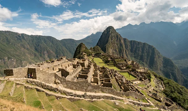 Görünüm, kayıp İnka şehri, machu picchu Cuzco, peru. — Stok fotoğraf