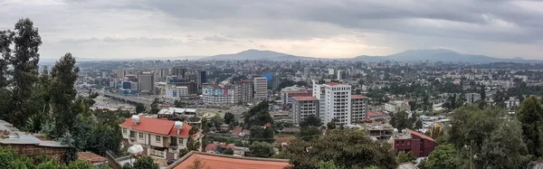 Panorama dari Ibukota Ethiopia, Addis Ababa Stok Gambar Bebas Royalti