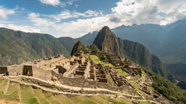 Görünüm, kayıp İnka şehri, machu picchu Cuzco, peru.