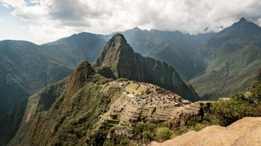 Görünüm, kayıp İnka şehri, machu picchu Cuzco, peru.