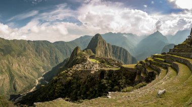 Görünüm, kayıp İnka şehri, machu picchu Cuzco, peru.