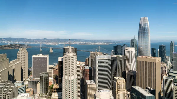 San Francisco Cityscape with Salesforce Tower, Kalifornia, Usa — Zdjęcie stockowe