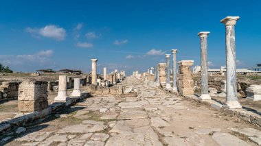 Pamukkale, Denizli 'deki Laodikeia antik kentinin kalıntıları
