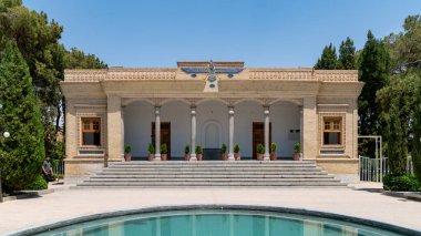 İran Yazd 'daki Ateshkadeh Zoroastrian ateş tapınağı