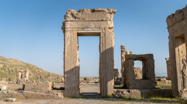 İran 'ın Şiraz kentindeki tarihi Persapolis kenti