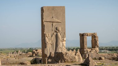 İran 'ın Şiraz kentindeki tarihi Persapolis kenti