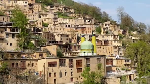 Masuleh Iran Mei 2019 Rumah Rumah Desa Tradisional Masuleh Provinsi — Stok Video