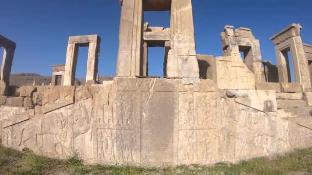 Persapolis Iran May 2019 Ruins Historical City Persapolis Shiraz — Stock Video