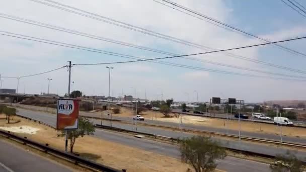 Johannesburgo Sudáfrica Octubre 2019 Johannesburgo Calles Ciudad Con Coches Paisaje — Vídeo de stock