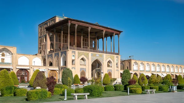 Isfahán Irán Mayo 2019 Palacio Aali Qapu Plaza Isfahán Naqsh — Foto de Stock