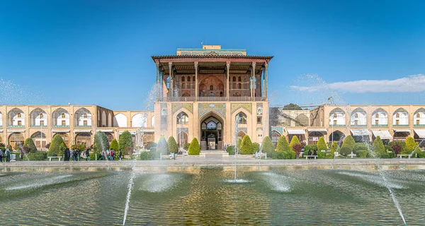 Isfahan Irão Maio 2019 Palácio Aali Qapu Isfahan Naqsh Praça — Fotografia de Stock
