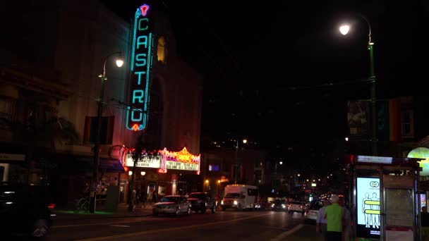 San Francisco California Usa 2019 Augusztus Castro Theatre Building Castro — Stock videók