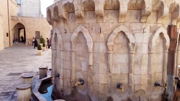 Mardin Turkey January 2020 Courtyard Ulu Cami Also Known Great — Stock Video