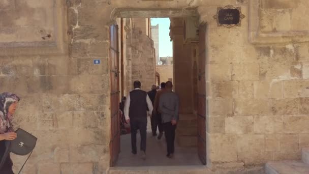 Mardin Turki Januari 2020 Orang Orang Yang Mengunjungi Ulu Cami — Stok Video