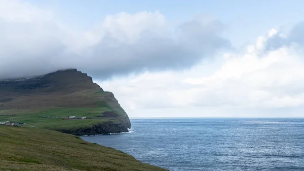Dramatiskt Landskap Färöarna Färöarnas Karaktär Nordatlanten — Stockfoto