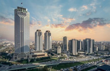 İstanbul Türkiye - Mart 2017: Levent İstanbul 'daki Ada Karargahı