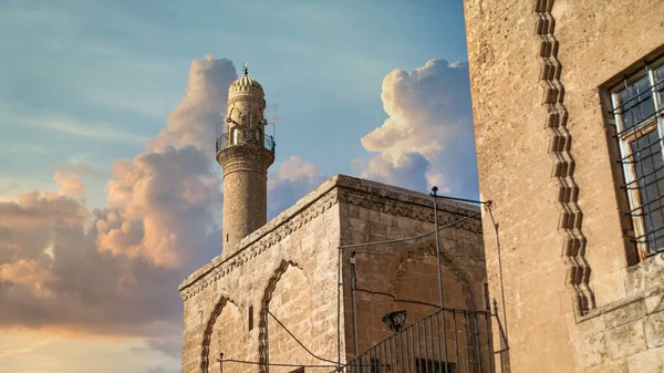 Mardin Turquía Enero 2020 Minarete Ulu Cami También Conocida Como — Foto de Stock