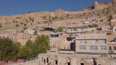 Mardin, Türkiye - Ocak 2020: Tarihi Mardin Eski Şehir Manzarası