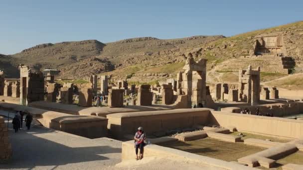 Persepolis Iran May 2019 Ruins Persepolis Capital Persian Empire Later — Stock Video