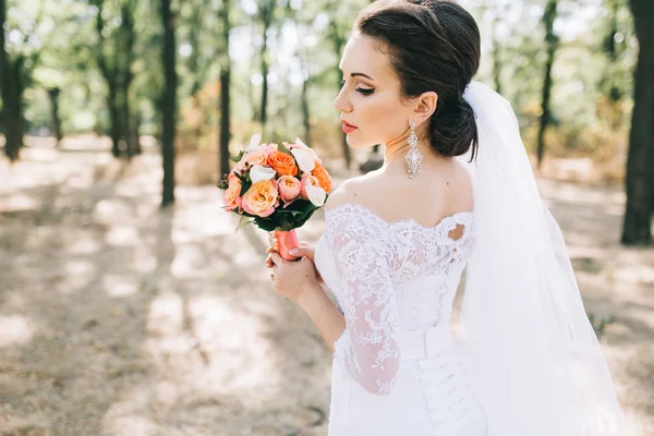 Novia en el día de la boda — Foto de Stock