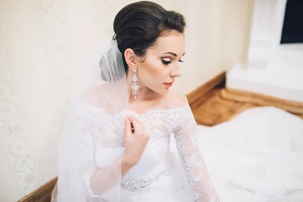 Bruid op trouwdag — Stockfoto