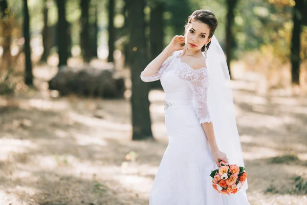 Novia en el día de la boda — Foto de Stock