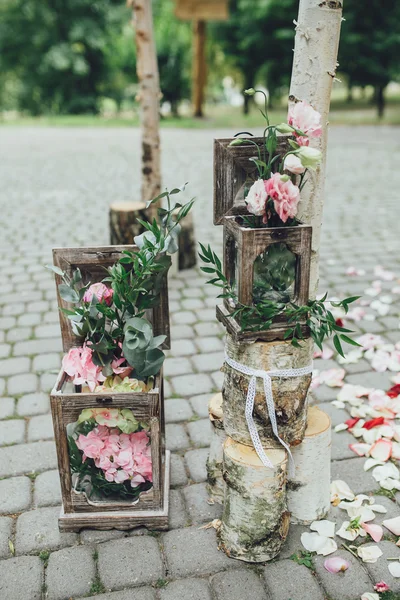 Hermosas decoraciones de boda —  Fotos de Stock