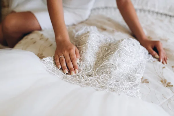 Novia en el día de la boda — Foto de Stock