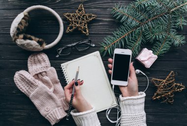 istek listesi için not defteri