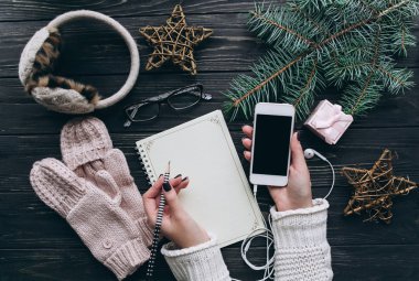 istek listesi için not defteri