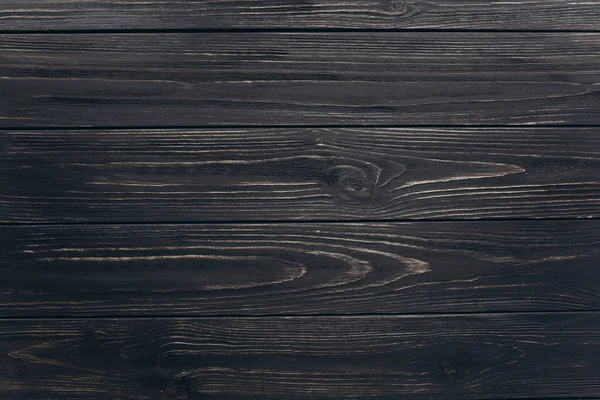 Mesa de madeira preta — Fotografia de Stock