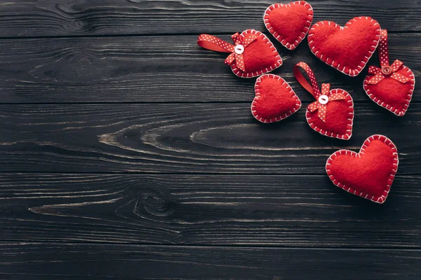 Valentines day background with hearts — Stock Photo, Image