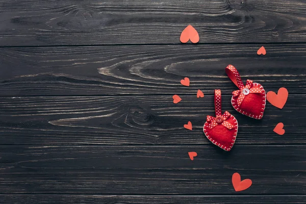 Valentines day background with hearts — Stock Photo, Image