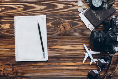 hipster adam seyahat için ayarla 