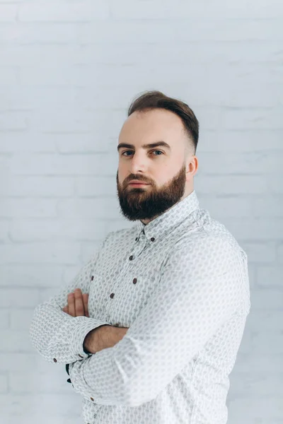 Bearded business man — Stock Photo, Image