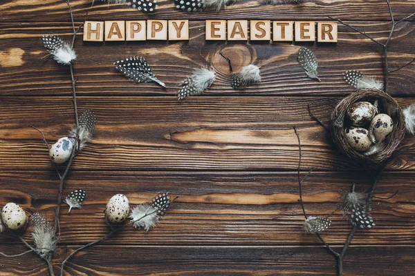 Text Veselé Velikonoce — Stock fotografie