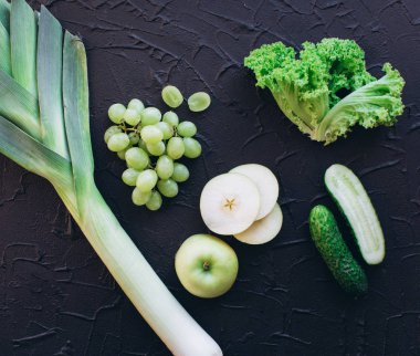 Yeşil meyve ve sebze