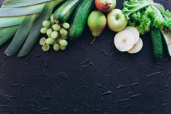 Zelené ovoce a zelenina — Stock fotografie