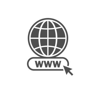 Web sitesi simge dünya Küre