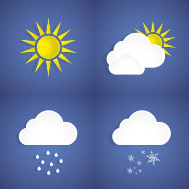 Hava vektör simge kümesi