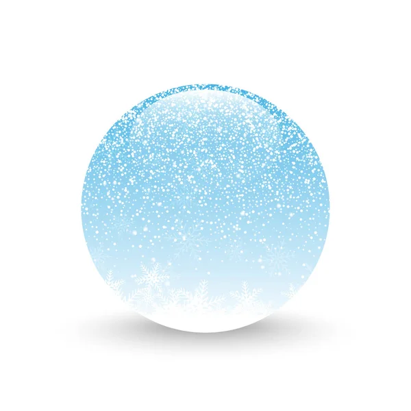 Snow ball. Ilustracja wektorowa — Wektor stockowy