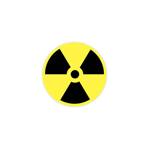 Radiation Icon isolated on background — Stock Vector